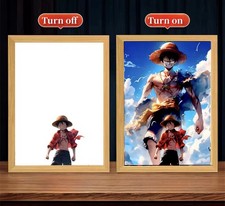 One Piece Ruffy Lampe 23cm 3D