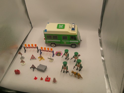Playmobil grüner polizei bus - playmobil,