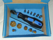 Geschenkbox 13tlg. WZ-Set Kegelsenker Sechskant Schraubendrehergriff Makita Bits