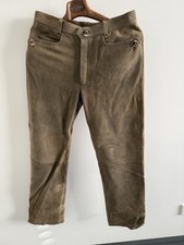 Hirschlederhose Lang sämisch gegerbt,Fa. Meindl,Gr.50,Lodenfrey MUC,Neu,TOP