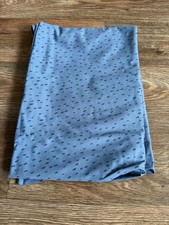 Nr. 92 Stoff Jersey blau gemustert 1,0x1,10m