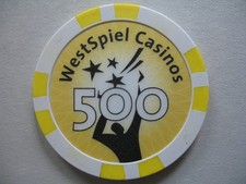 alter SPIELBANKJETON WESTSPIEL