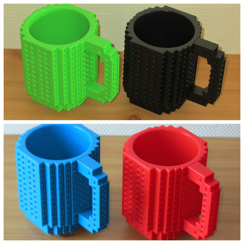 Brick mug bausteintasse - brick,