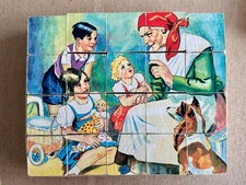 Würfelpuzzle Bilderwürfel DDR CSSR Vintage Spielzeug  alt Kubus Spiel 