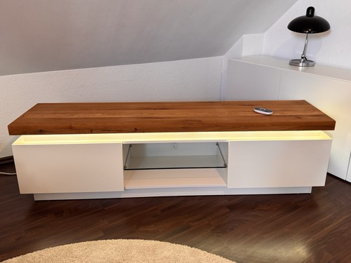 Lowboard romina eiche - tv-lowboard, |