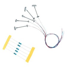 5 Stück Modellbahn Lichter