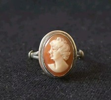 Vintage Gemme Ring 800 Silber