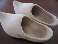 Original holländische Holzclogs/Holzschuhe Aufdruck "Rotterdam" Gr. ca. 37-38
