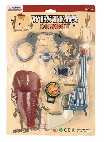 Cowboy set incl pistole mit - cowboy,