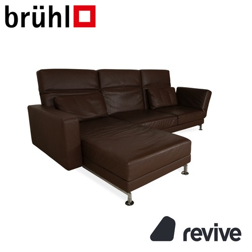 Brühl moule leder - moule, ecksofa