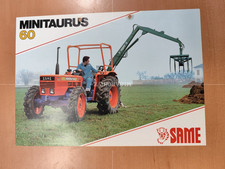 Same Minitaurus 60 Prospekt traktor tractor brochure 51