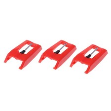 3PCS LP Vinyl Players Cartridge Stylus Pickup Heads for Turntable Phonograph