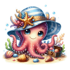 Wandtattoo Aufkleber Octopus