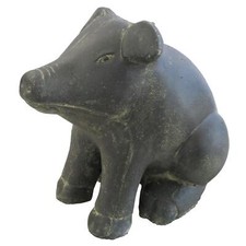 Sitzendes schwein 20 cm - h,