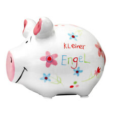 Sparschwein Kleiner Engel ca. 12,5x9 cm handgefertigt - süßes Sparschwein