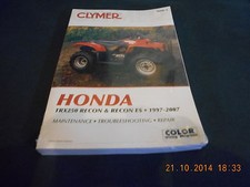 Service manual Werkstatthandbuch Honda TRX 250 RECON / ES 1997 - 2007
