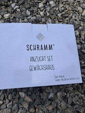 Schramm Anzucht Set Gewächshaus 2 er Set Pflanzen züchten Pflanzensamen