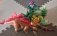 Playmobil 5232 Stegosaurus mit Nest Dinosaurier mit Eiern und Babies