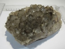 S243 GS Bergkristall Rauchquarz große XL Handstufe Usingen Taunus 15x9x7cm 1,1Kg