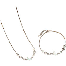 Elegante Damen Kupfer Mond