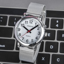 Deutsch Sprechende Armbanduhr mit Weckerunktion, Ansage von Uhrzeit und Datum