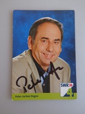 Autogramm Peter Jochen Degen SWR 4 Radiomoderator (87054)