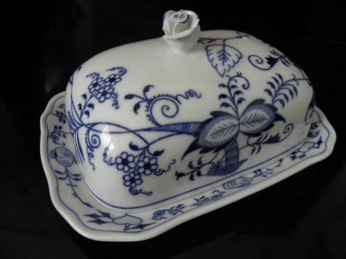 Butterdose zwiebelmuster - butterdose,