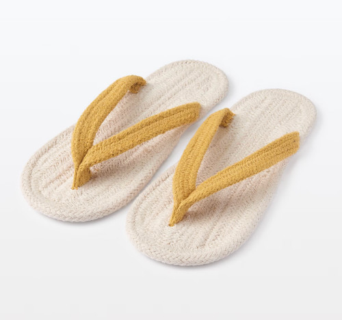 Muji cotton room - cotton, sandalen