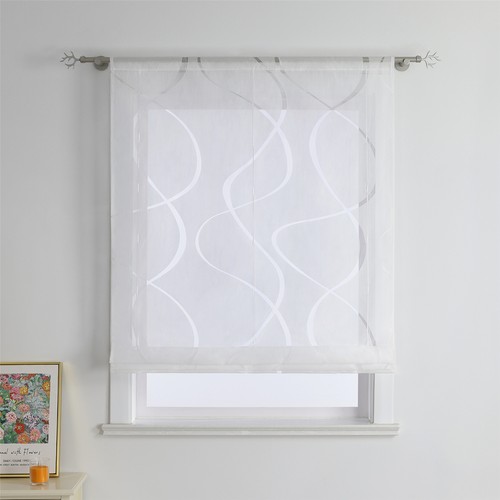 Transparent raffrollo mit - transparent,