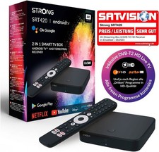 STRONG SRT420 4K Streaming Box Android TV | Neu & OVP (G7)