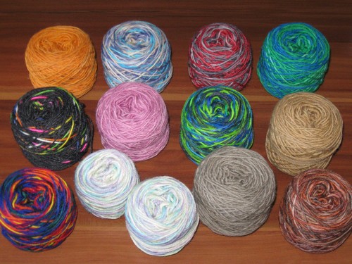 Wollpaket bunte