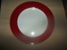 Ritzenhoff und Breker Teller flach Flirt aus der Serie Doppio rot
