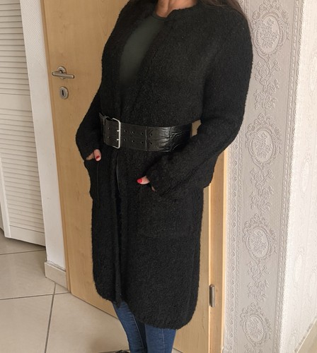 Mango damen mantel - s, schwarz