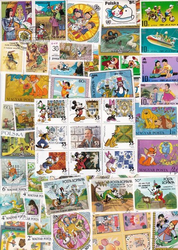 100 verschiedene briefmarken - verschiedene,