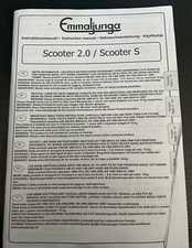 emmaljunga scooter 2.0 Gebrauchsanweisung KEIN  Kinderwagen Buggy Anleitung