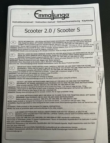Emmaljunga scooter 0 - scooter, 2.0