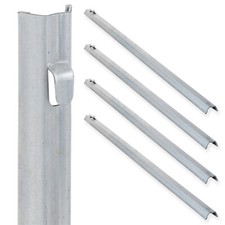 5x W-Profil Zaunanker 50cm