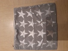 Kissenhülle Kissenbezug 40x40 Grau Mit Sternen