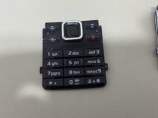 Original Nokia 6300 Tastatur Keyboard Tastenmatte Serviceware Schwarz
