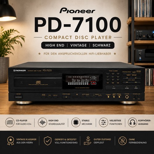 Pioneer 7100 compact disc - pd-7100,
