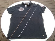 Camp David kurzarm Herren Poloshirt schwarz uni Polohemd Gr. 2XL Polohemd Motiv