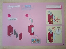 Playmobil Bauanleitung 5332 Puppenhaus Wohnzimmer , A5 , 6 Seiten