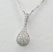 Brillant-Anhänger an Kette 18 Karat 750er Weißgold  Wert 2.100,-- Euro