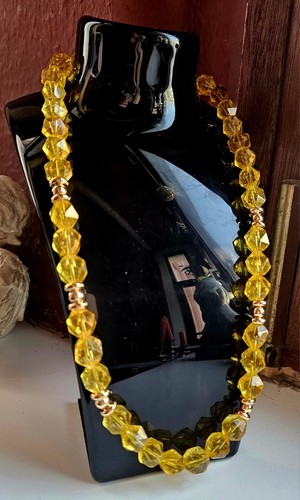 Citrin design collier mit - collier,