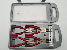 MANNESMANN Montagezangensatz 4 Stück Rot im Koffer Transportbox