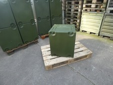 EDAK Aluminiumkiste Alubox Transportkiste 19Zoll Einschub 53x57x62 Bundeswehr E1