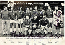 Autogramm horst eckel helmut - horst,