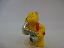 Musik Deko Spiel & Sammelfigur / Gelbes Bärchen mit silbenen Saxophon