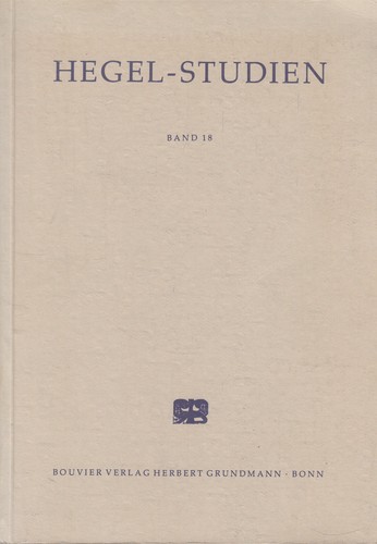 Buch hegel studien nicolin - buch:,