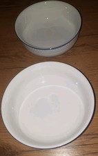 Friesland  weiss  blauer Rand